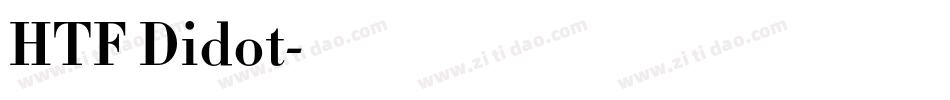 HTF Didot字体转换